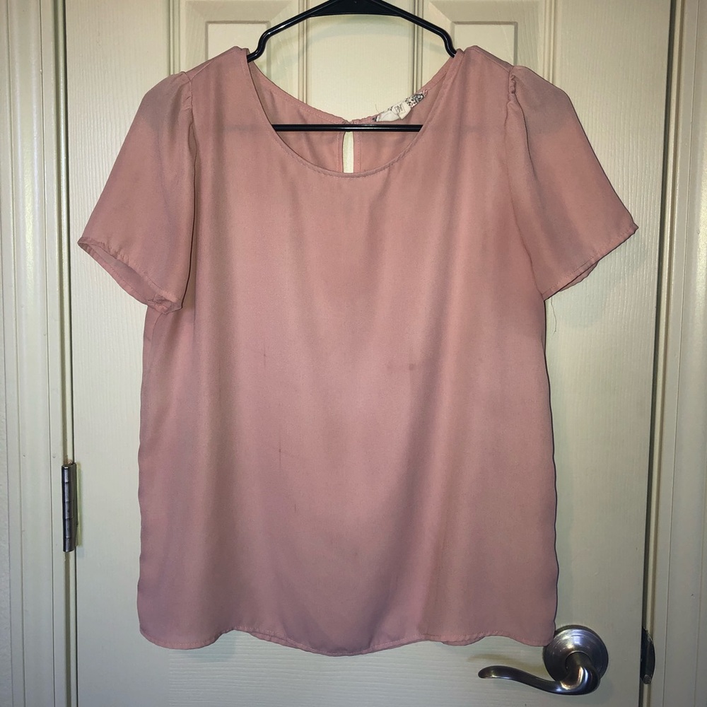 Pink blouse